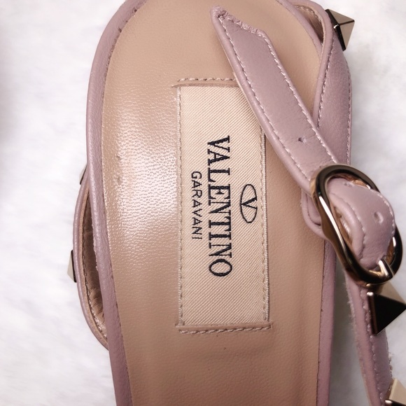 ❤️SOLD❤️Valentino rockstud slingback nude 39 - Picture 9 of 10